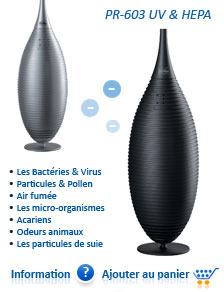 Purificateur d'air-ioniseur PR-603 HEPA