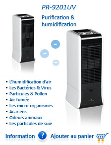 purificateur d'air pr-9201-humidification purificateur d'air pr-9201-humidification