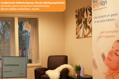 Comfortroom Twenteborg Ziekenhuis Almelo, afdeling psychiatrie
